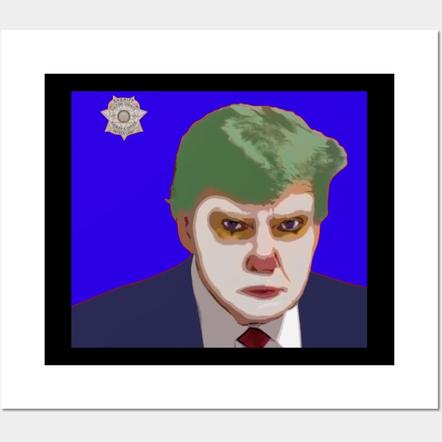 trump mugshot Wall Art by oryan80